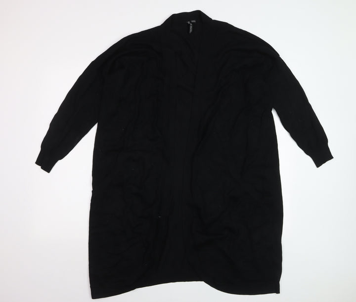 Capsule Women Black Long Sleeve Open Cardigan Size 24/26