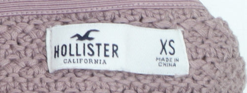 Hollister Women's Purple Crochet Camisole Tank Top XS