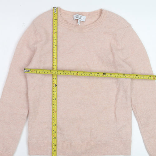 & Other Stories Women’s Pink Mohair Wool Crew Neck Jumper Small