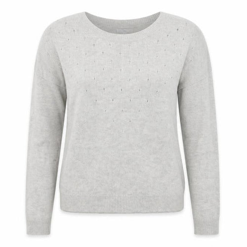 Gap Women Grey Crew Neck Long Sleeve Pullover Jumper Size L