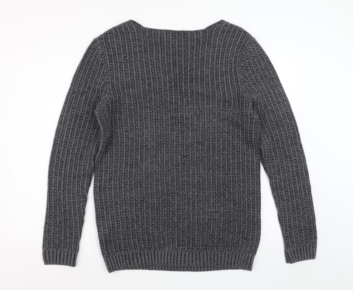 ASOS Women’s Grey Chunky Knit Pullover Jumper Size L