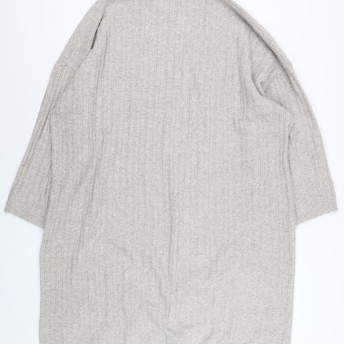George Women Beige Plus 2XL Knit High Neck Sweater Dress