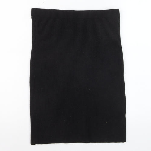 Next Petite Women's Black Knit Pencil Skirt Size 14
