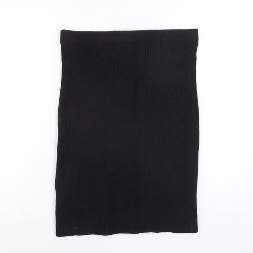Next Petite Women's Black Knit Pencil Skirt Size 14