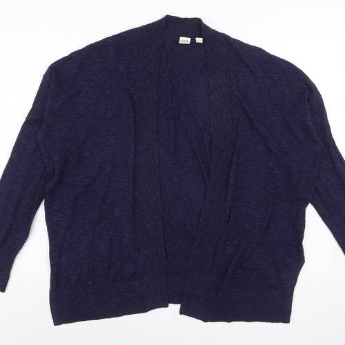 GAP Women’s Blue Cotton Rayon Long Sleeve Cardigan M