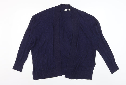 GAP Women’s Blue Cotton Rayon Long Sleeve Cardigan M