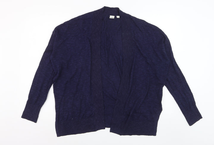 GAP Women’s Blue Cotton Rayon Long Sleeve Cardigan M