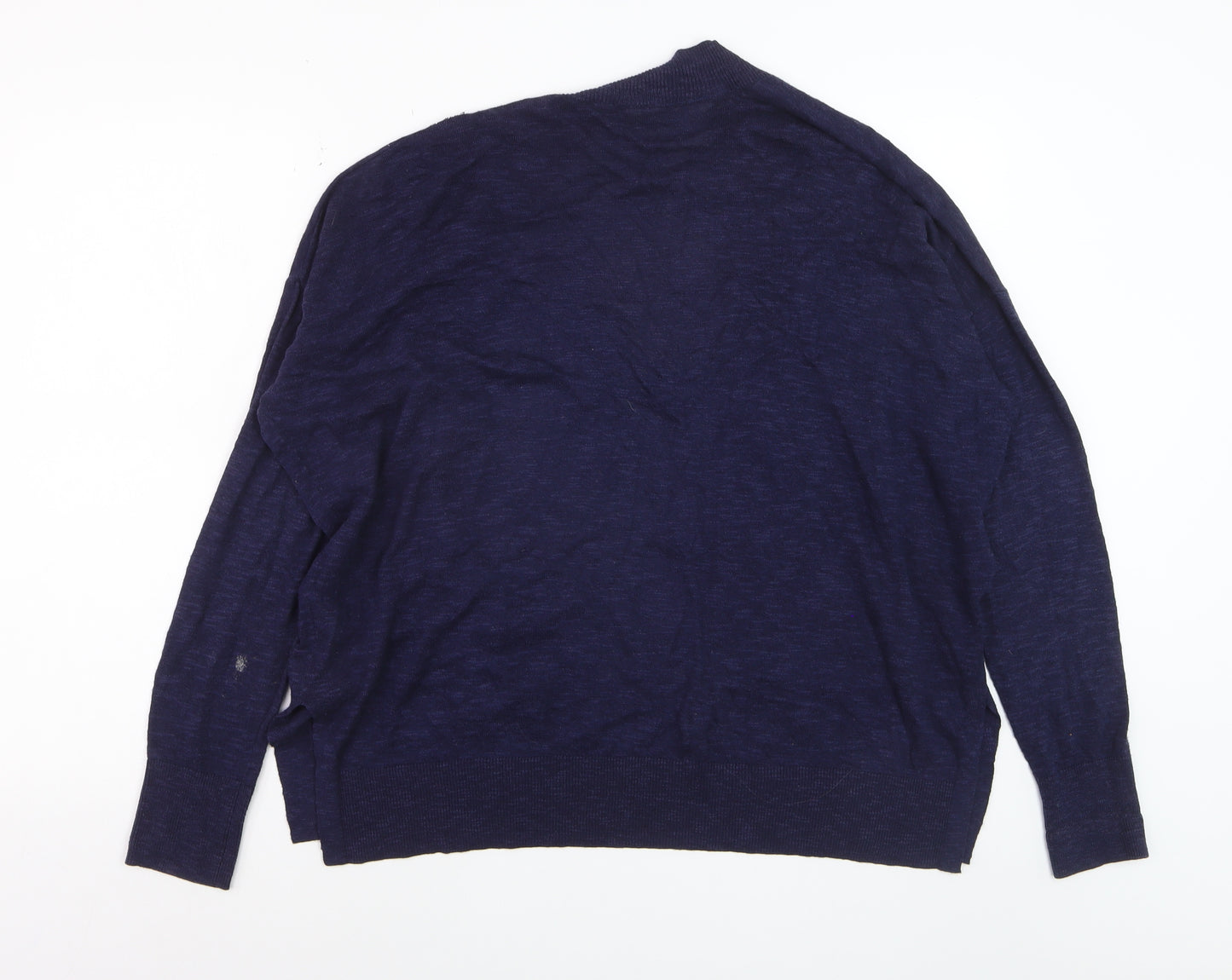 GAP Women’s Blue Cotton Rayon Long Sleeve Cardigan M