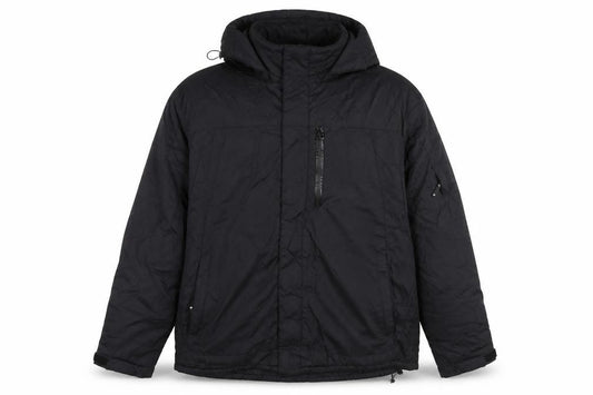 Ripley Men's Black Hooded Puffer Jacket L Waterproof Winter Coat
