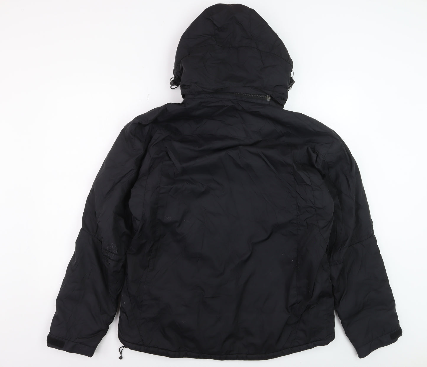Ripley Men's Black Hooded Puffer Jacket L Waterproof Winter Coat