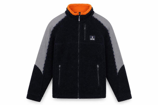 Jean Paul Men's Black Fleece Full Zip Jacket Size L Outdoor Casual