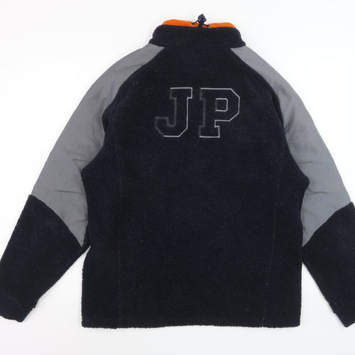 Jean Paul Men's Black Fleece Full Zip Jacket Size L Outdoor Casual