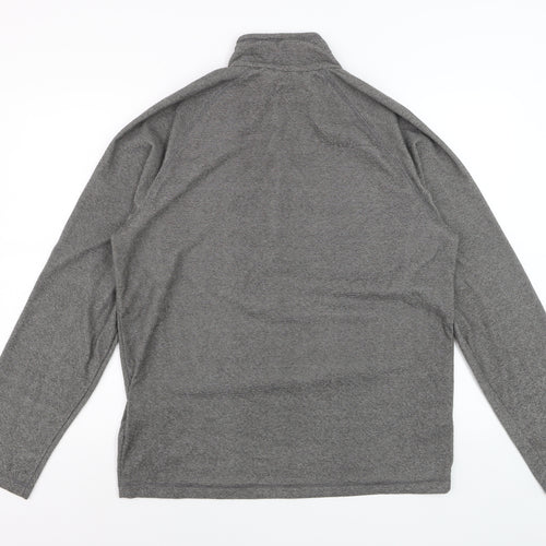 Regatta Men's Grey 1/4 Zip Pullover Sweatshirt Size L Outdoor Fleece