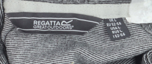 Regatta Men's Grey 1/4 Zip Pullover Sweatshirt Size L Outdoor Fleece