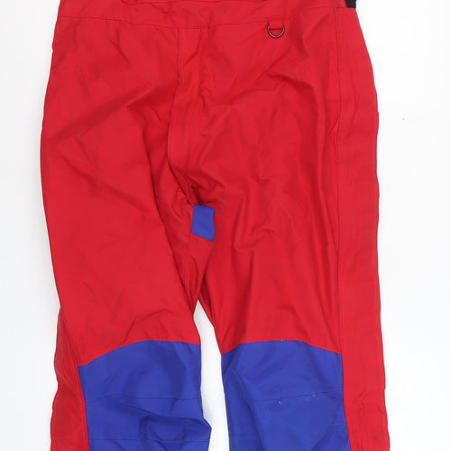 Mountain Equipment Men's Red Blue L Snow Pants Waterproof Nylon