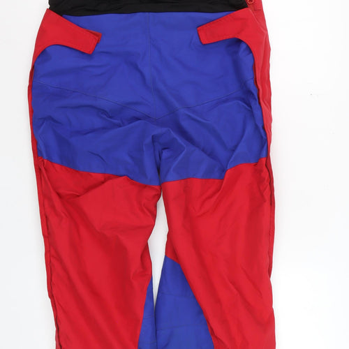 Mountain Equipment Men's Red Blue L Snow Pants Waterproof Nylon