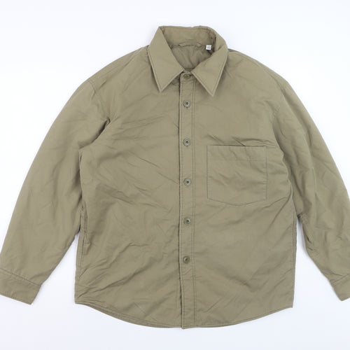 Uniqlo Men's Green S Basic Lightweight Cotton Jacket