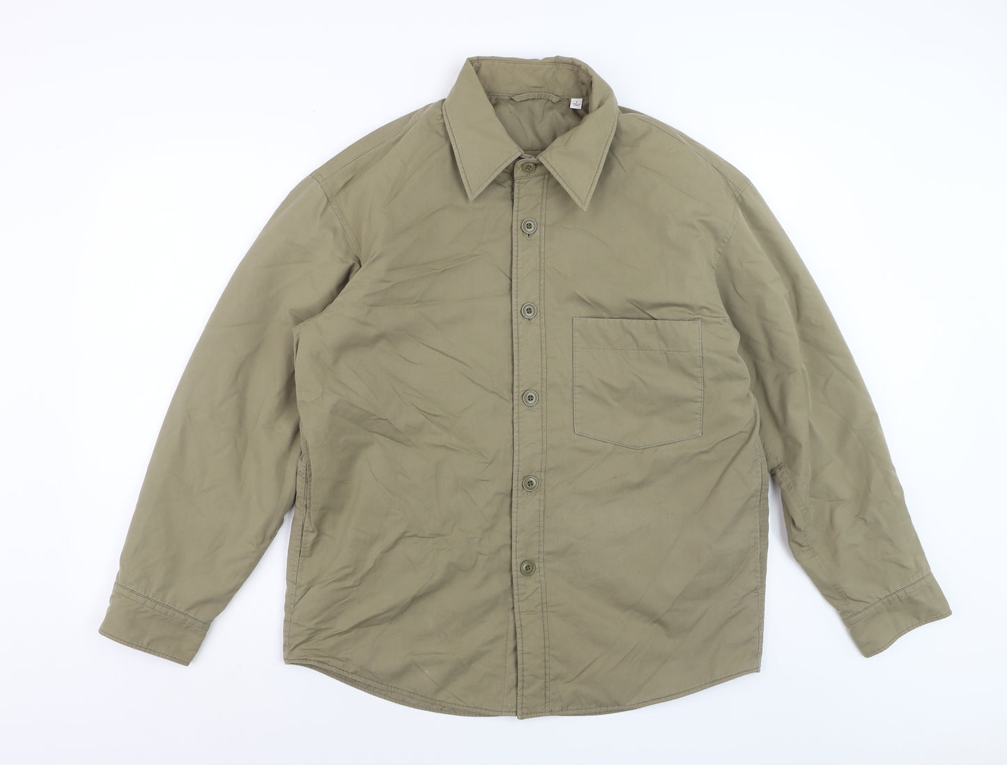Uniqlo Men's Green S Basic Lightweight Cotton Jacket