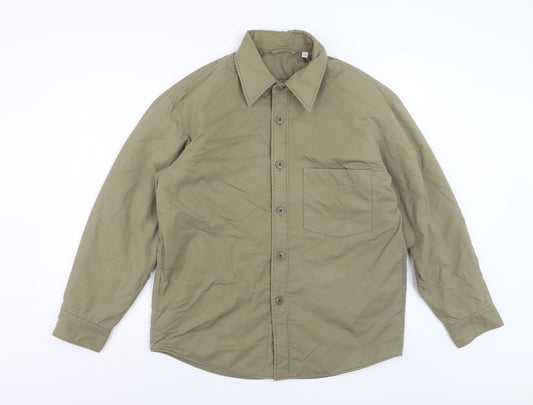 Uniqlo Men's Green S Basic Lightweight Cotton Jacket