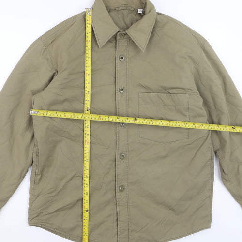 Uniqlo Men's Green S Basic Lightweight Cotton Jacket