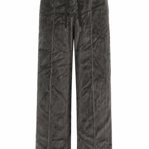 H&M Divided Womens Brown Velour Wide Leg Sweatpants XS
