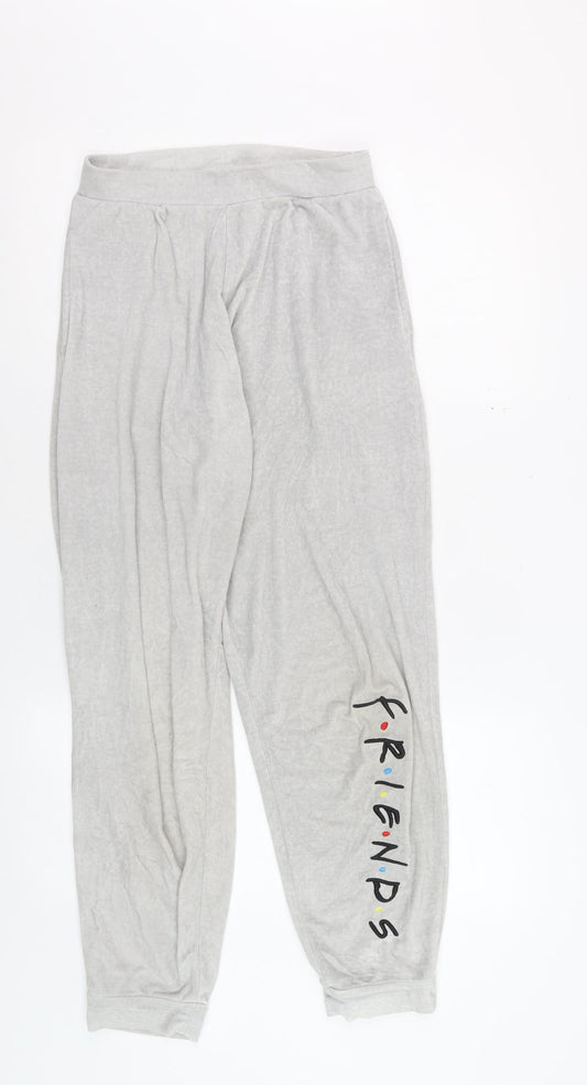 Friends Womens Grey XS Jogger Lounge Trousers