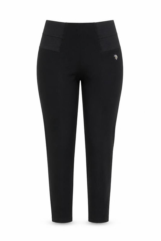 U.S. Polo Assn. Women's Black Stretch Leggings Size M