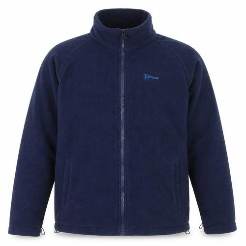 Hi Gear Men's Blue Fleece Full Zip Jacket L Outdoor Hiking