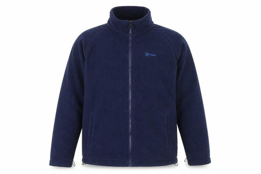 Hi Gear Men's Blue Fleece Full Zip Jacket L Outdoor Hiking