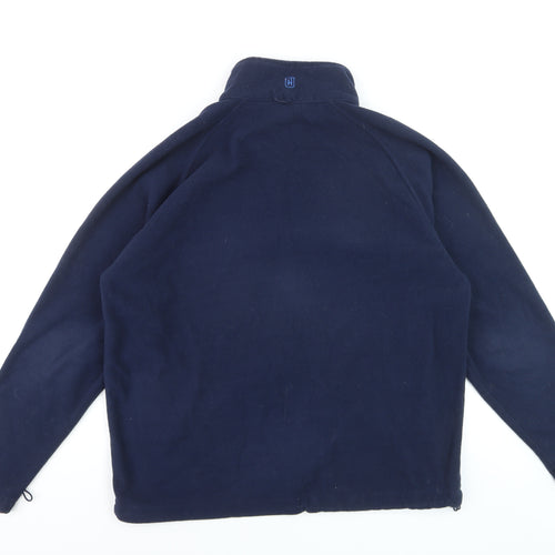 Hi Gear Men's Blue Fleece Full Zip Jacket L Outdoor Hiking