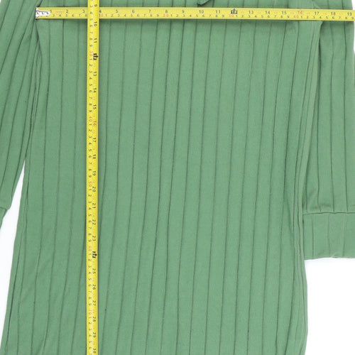 John Lewis Women’s Green Small Hooded Long Sleeve T-Shirt Dress
