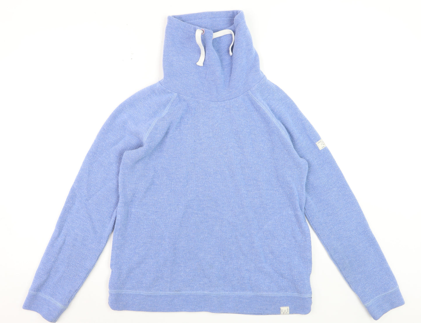 Joules Women's Blue Pullover Sweatshirt UK 12 Cotton Blend