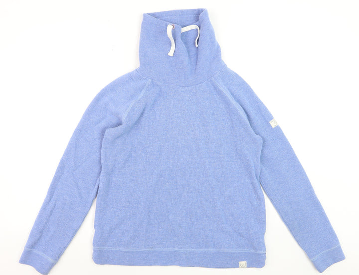 Joules Women's Blue Pullover Sweatshirt UK 12 Cotton Blend