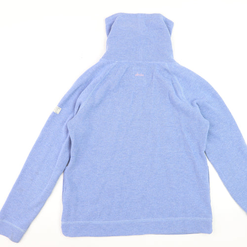 Joules Women's Blue Pullover Sweatshirt UK 12 Cotton Blend