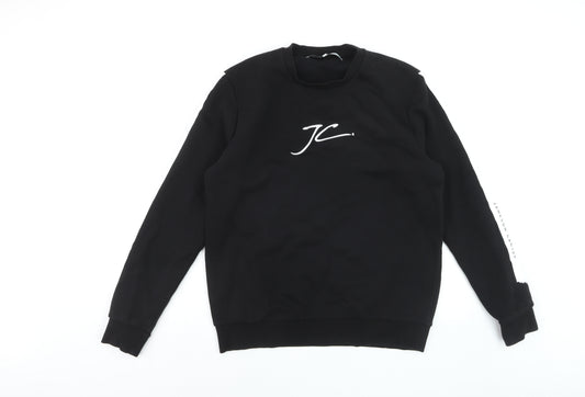 Jameson Carter Men's Black XL Pullover Sweatshirt Crew Neck Logo