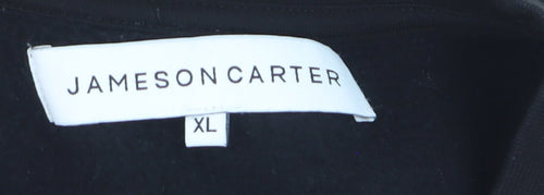 Jameson Carter Men's Black XL Pullover Sweatshirt Crew Neck Logo