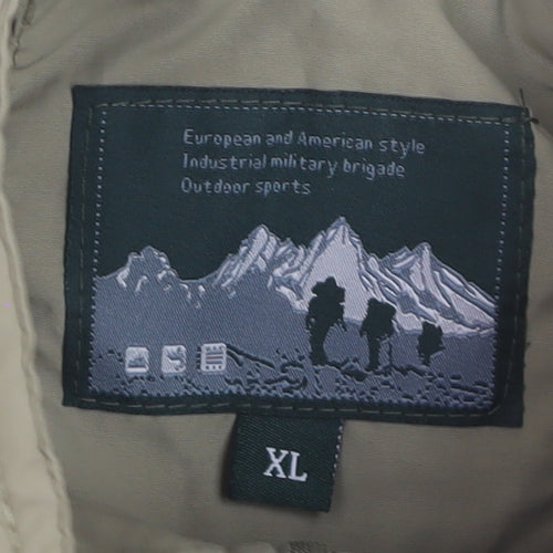 Outdoor Mens Beige XL Bodywarmer Waistcoat Hiking Gilet