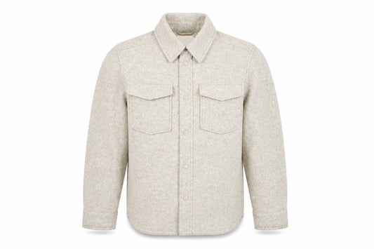 H&M Men’s Beige Fleece Jacket XS Regular Fit Polyester