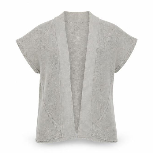 Marks and Spencer Autograph Womens Beige Open Knit Linen Blend Cardigan Size 10