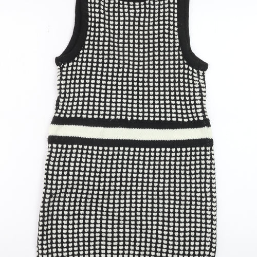 HERE'S AVENUE Women's Black Knit Tank Dress Size S