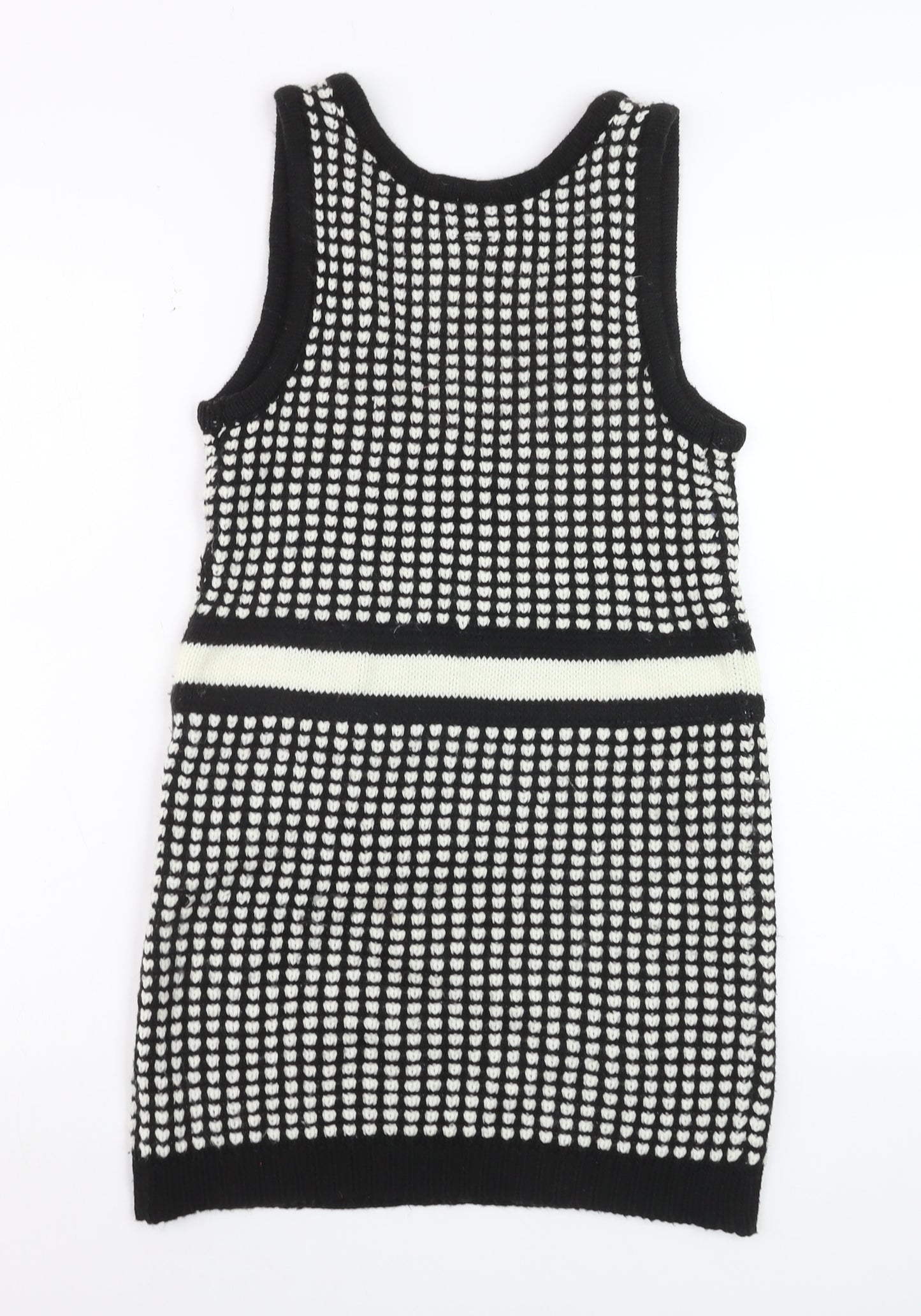 HERE'S AVENUE Women's Black Knit Tank Dress Size S