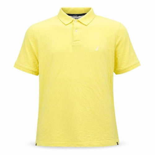 Nautica Men's Yellow XL True Deck Cotton Polo Shirt
