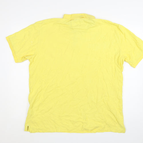 Nautica Men's Yellow XL True Deck Cotton Polo Shirt