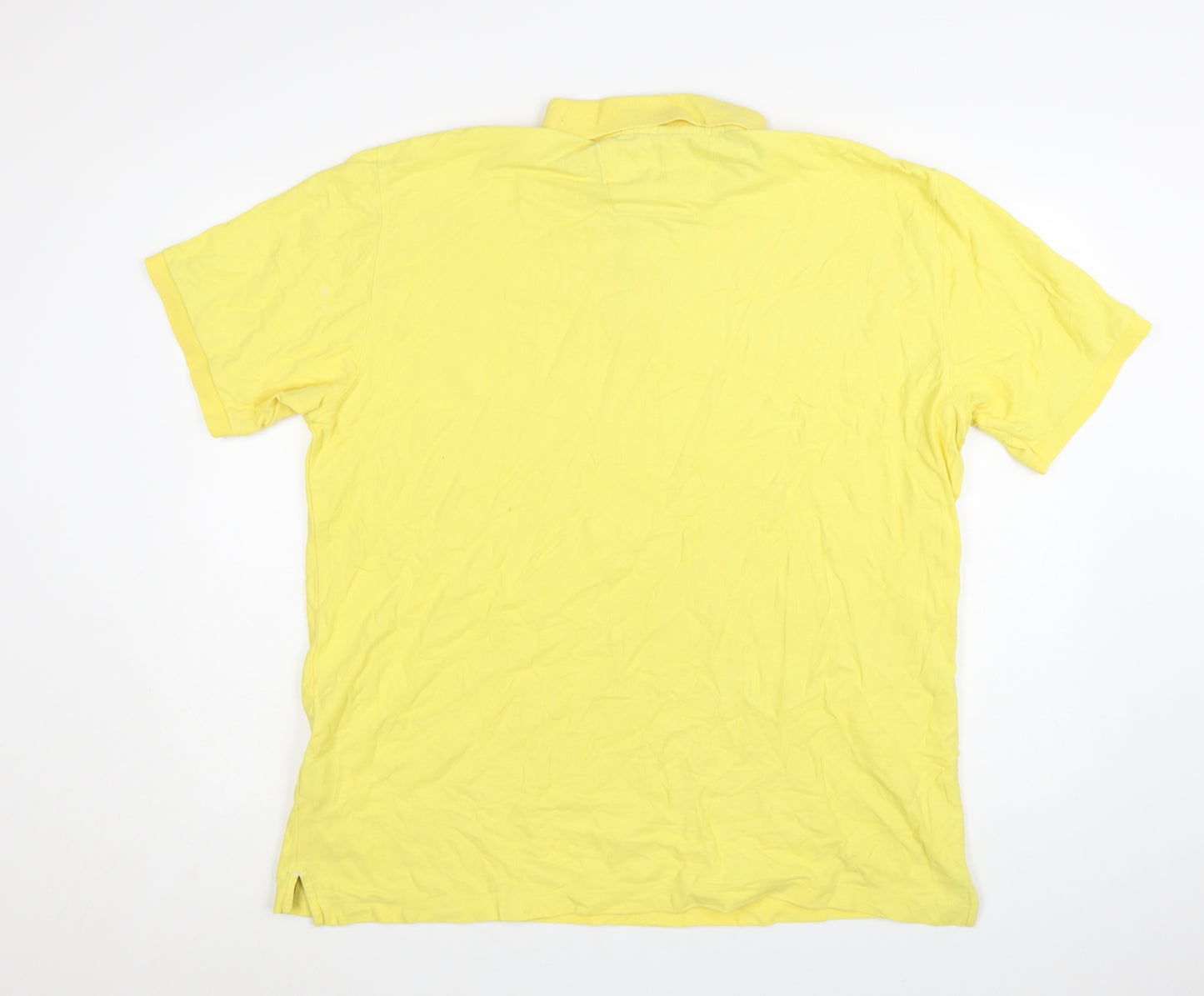 Nautica Men's Yellow XL True Deck Cotton Polo Shirt