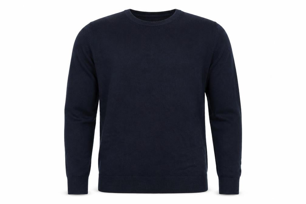 Marks and Spencer Men's Blue Cashmilon Crew Neck Jumper M Regular