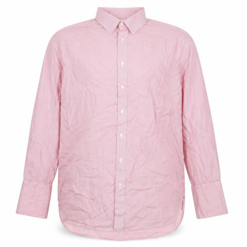 Charles Tyrwhitt Men's Pink Striped Classic Fit Cotton Dress Shirt 17.5in
