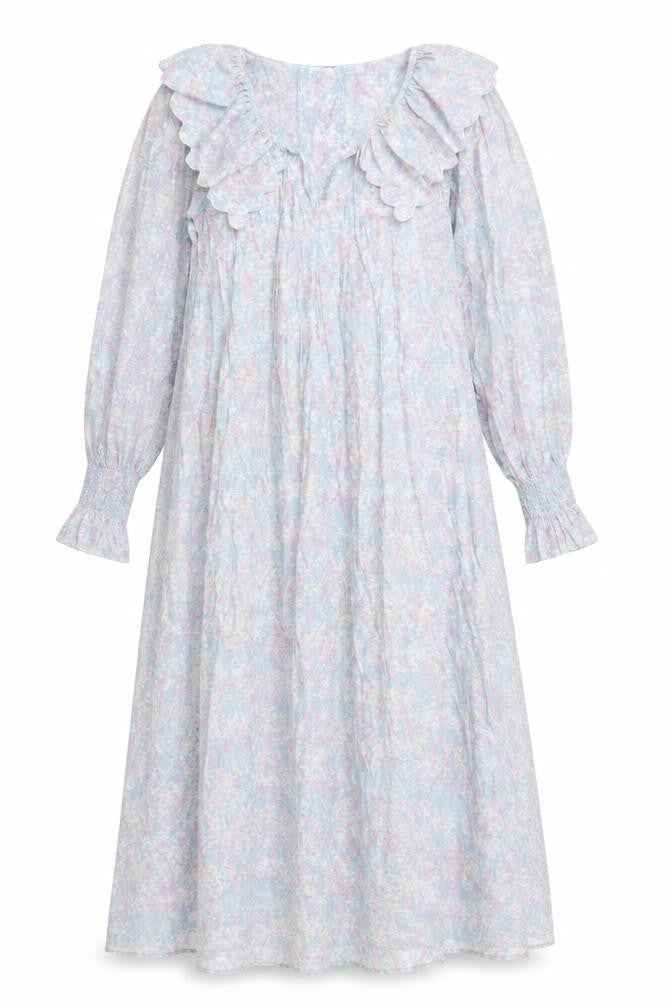 H&M Women’s Multicoloured Floral Midi A-Line Dress Size S