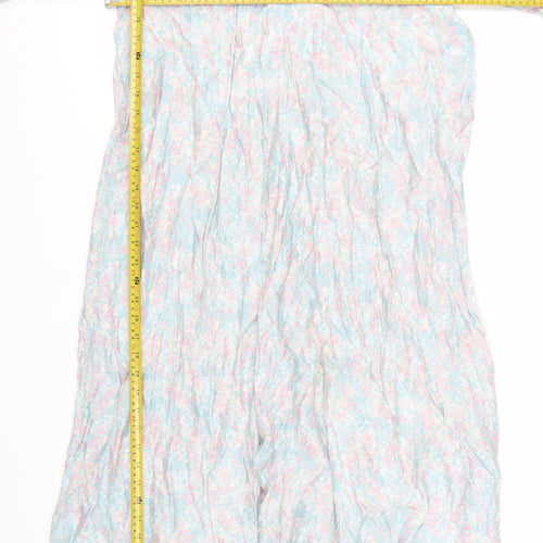 H&M Women’s Multicoloured Floral Midi A-Line Dress Size S