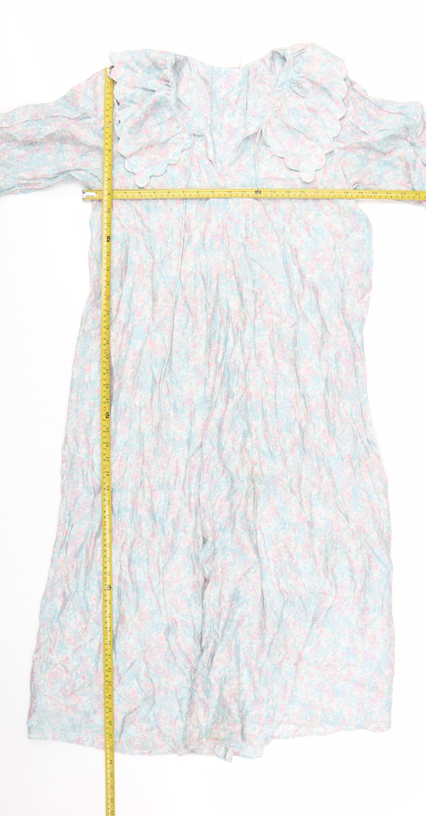 H&M Women’s Multicoloured Floral Midi A-Line Dress Size S