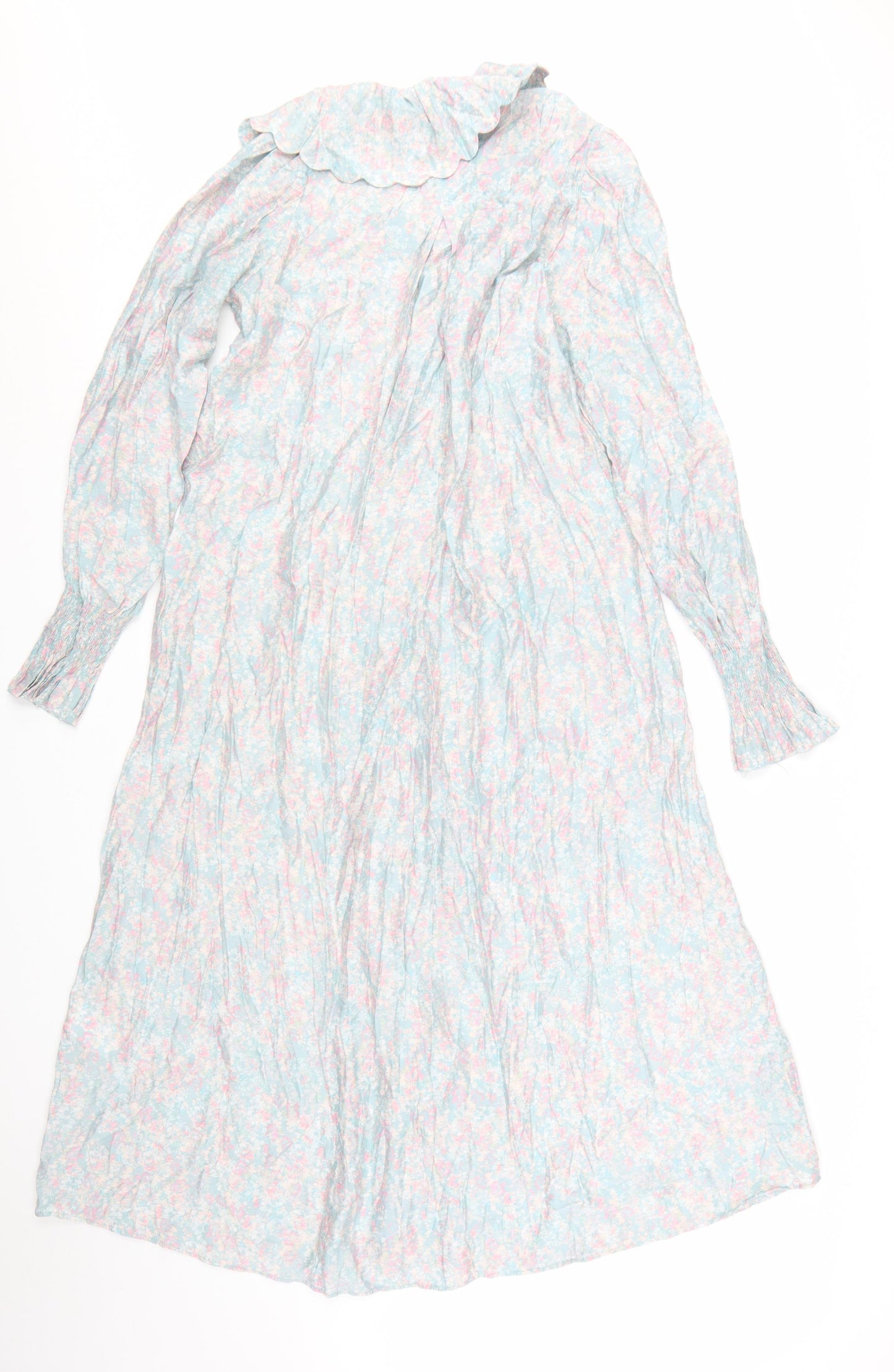 H&M Women’s Multicoloured Floral Midi A-Line Dress Size S